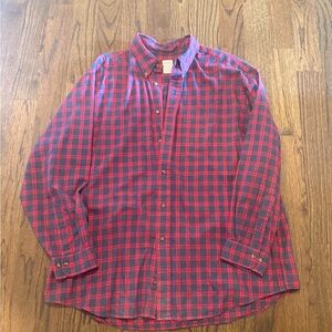 Brooks Brothers Red and Blue Checkered Shirt